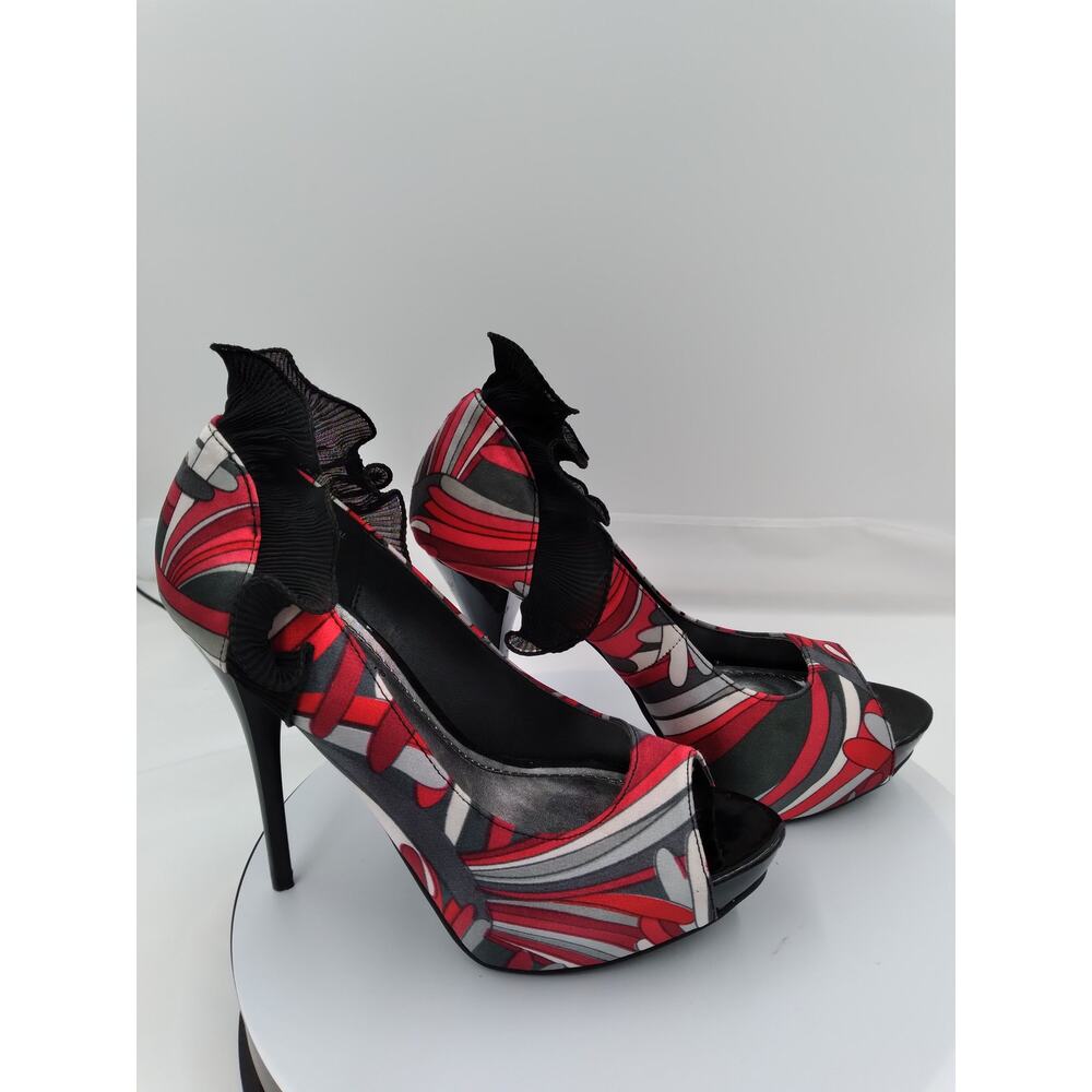 NIB Anne Michelle Open Toe Pump 5" heel. Size 6
